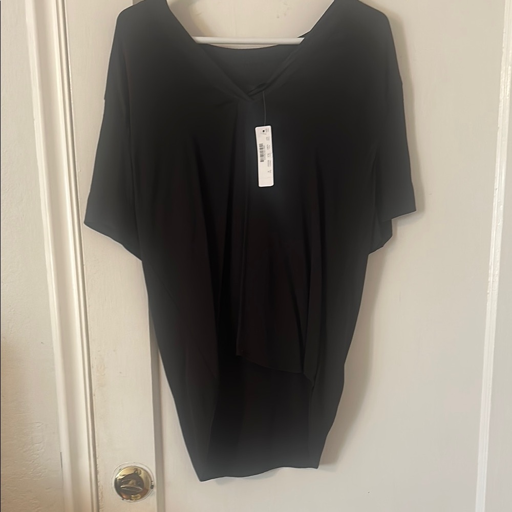 J. Crew Black V-Neck Dolman Tunic